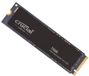 Crucial T500 1TB NVMe M.2 Gen4 Internal SSD 2280 - PCIe Gen 4 - Read Up To 7300 MB/s Write Up To 6800 MB/s