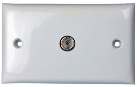 Digitek Pal Socket Outlet To F-Type Wall Plate For TV