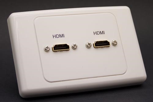 Alectro Dual Hdmi® Wall Plate | With Flexible Dongle