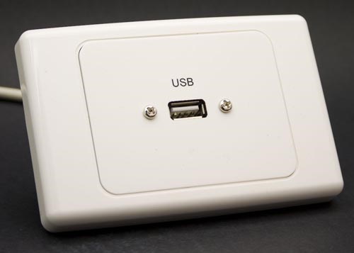 Alectro Usb Wall Plate