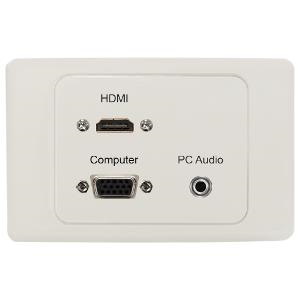 Alectro Hdmi® Svga 3.5MM Wall Plate