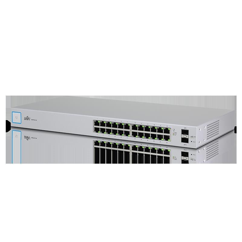 Ubiquiti UniFi Switch, 24-Port Gigabit Managed Switch With 2 SFP Slots