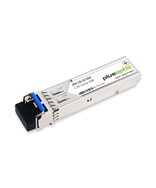 PlusOptic Fibre Optic Transceiver, 1.25G, SFP, 10KM