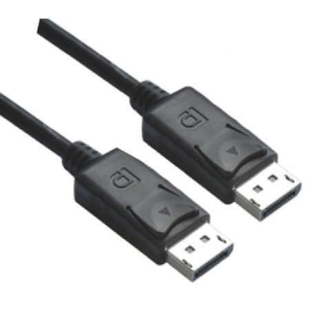 Astrotek DisplayPort DP Cable 1M - 20 Pins Male To Male 1.2V 30Awg Nickle Plated Assembly Type Black PVC Jacket RoHS