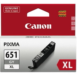 Canon CLI-651XLGY Original Extra High Yield Inkjet Ink Cartridge - Grey Pack