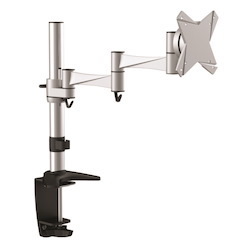 Astrotek Monitor Stand Desk Mount 43CM Arm For Single Display 13'-27' 8KG 15° Tilt 180° Swivel 360° Rotate Vesa 75X75 100X100
