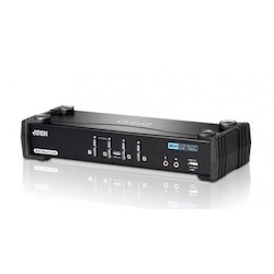 Aten 4 Port Usb Dvi Dual Link KVMP Switch. Support HDCP, Video DynaSync, Dual Link, 2.1 Audio, Mouse Emulation, Keyboard Emulation