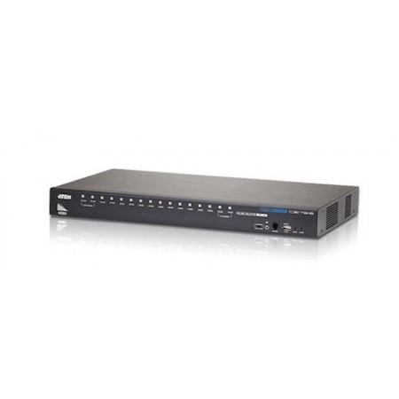 Aten 16 Port Rackmount Usb 2.0 Hdmi KVMP Switch. Support HDCP, Video DynaSync, Rack Mountable