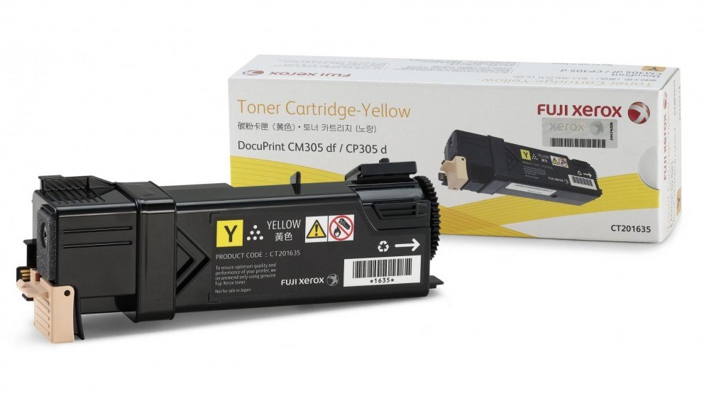 Fuji Xerox CT201635 Original Laser Toner Cartridge - Yellow Pack