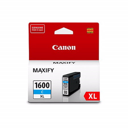 Canon PGI1600XLC Original High Yield Inkjet Ink Cartridge - Cyan Pack