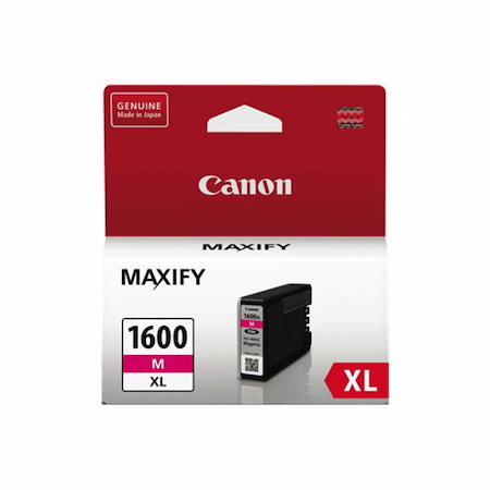 Canon PGI1600XLM Original High Yield Inkjet Ink Cartridge - Magenta Pack