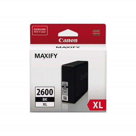 Canon PGI2600XLBK Original High Yield Inkjet Ink Cartridge - Black Pack
