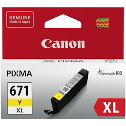 Canon CLI-671XLY Original Inkjet Ink Cartridge - Yellow Pack