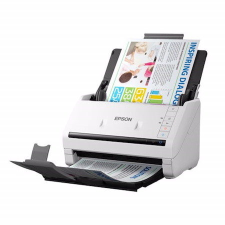 Epson Workforce Ds-530Ii 35PPM Adf Scan To Cloud Services Document Scanner