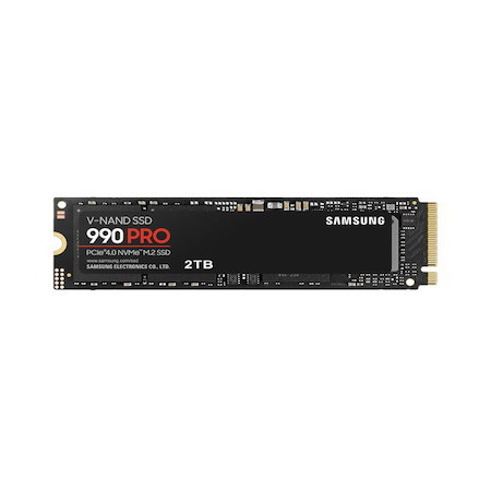 Samsung (990 Pro) 2TB, M.2 Internal NVMe PCIe SSD, 7450R/6900W MB/s, 5YR WTY