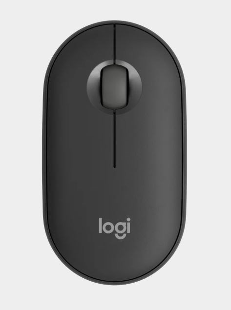 Logitech Pebble 2 M350s Mouse - Bluetooth - USB - Optical - 3 Button(s) - Tonal Graphite