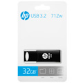 HP 712W 32GB Usb3.2 70MB/s Flash Drive Memory Stick Slide 0°C To 60°C 4.5~5.5 VDC Push-Pull Design External Storage For Windows 10 11 Mac