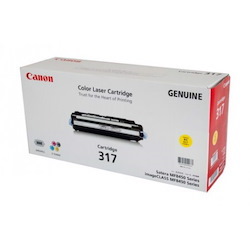 Canon CART317Y Original Laser Toner Cartridge - Yellow Pack