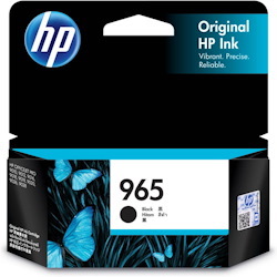 HP 965 Original High Yield Inkjet Ink Cartridge - Black Pack