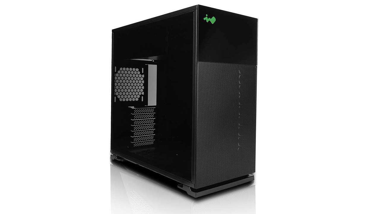 In Win 127 Computer Case - Mini ITX, Micro ATX, ATX Motherboard Supported - Mid-tower - Tempered Glass, Acrylonitrile Butadiene Styrene (ABS), SECC, Polycarbonate - Black