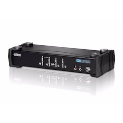 Aten (Cs1764a) 4-Port Usb Dvi Dual Link KVMP Switch