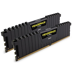 Corsair Vengeance LPX DDR4, 3000MHz 16GB 2 X 288 Dimm, Unbuffered, 16-20-20-38, Black Heat Spreader, 1.35V, XMP 2.0, Supports 6TH Intel Core I5/I7