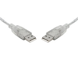 8Ware Usb 2.0 Cable 5M A To A Transparent Metal Sheath Ul Approved