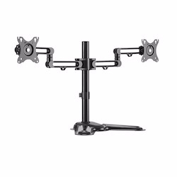 Brateck Dual Monitor Premium Articulating Aluminum Monitor Stand Fit Most 17'-32' Monitors Up To 8KG Per Screen