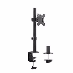 Brateck Single Screen Economical Articulating Steel Monitor Arm Fit Most 13'-32' LCD Monitors, Up To 8KG Per Screen