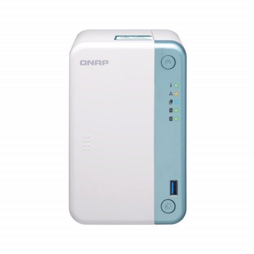 Qnap TS-251D-4G Nas Tower Dual Core 2GHZ Celeron Processor 2 X Sata6 HDD Max, 4GB DDR3L Ram