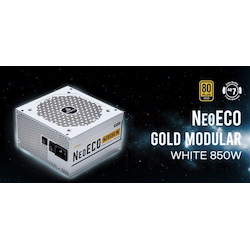 Antec Ne 850W 80+ Gold, Fully-Modular, LLC DC, White 1X Eps 8Pin, 120MM Silent Fan, Japanese Caps, Atx Power Supply, Psu, 7 Years Warranty
