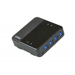 Aten Peripheral Switch 4X4 Usb 3.1 Gen1, 4X PC, 4X Usb 3.1 Gen1 Ports, Remote Port Selector, Plug And Play
