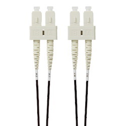 4Cabling 2M SC-SC Om4 Multimode Fibre Optic Patch Cable: Black