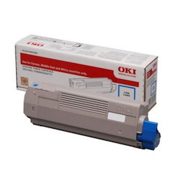 Oki 46861311 Toner Cartridge For C834 Cyan; 10,000 Pages (Iso)