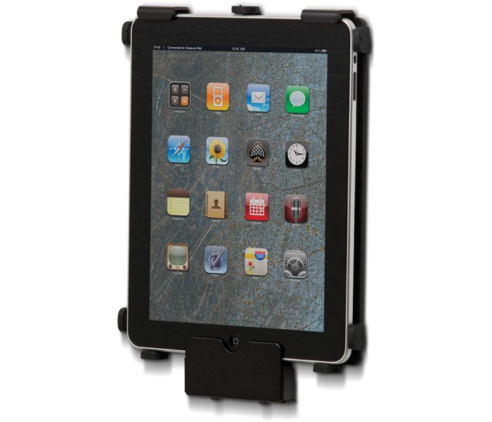 SpacePole SafeGuard Clamp Mount for iPad - Black
