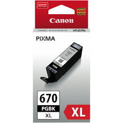 Canon PGI-670XLBK Original Inkjet Ink Cartridge - Pigment Black Pack