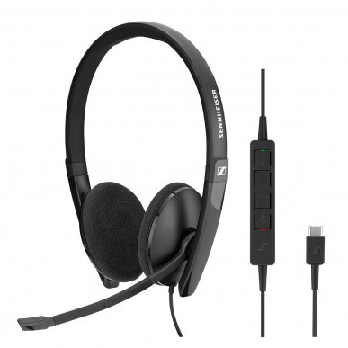 SENNHEISER SC 160 Wired binaural USB headset. Skype for Business certified and UC optimized