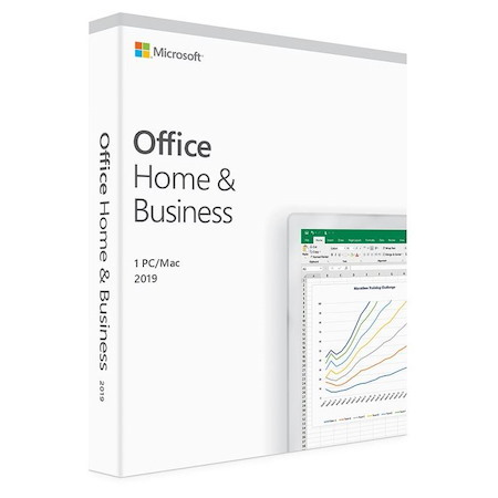 Microsoft Office 2019 Home & Business - Retail Box For Windows 10 And Mac - P6