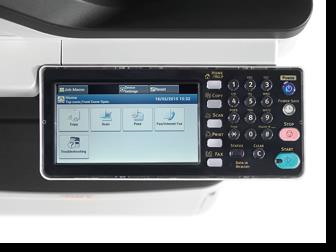 Oki MC873dnct Colour A3 35 - 35PPM (A4 SPD) Network Duplex 400 Sheet +Options 4-In-1 MFP One Tray And Cabinet