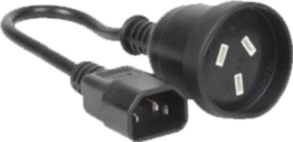 PowerShield Psiecaus Iec To Australia Power Socket Adapter Lead