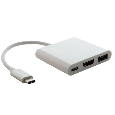 Astrotek Usb 3.1 Type-C (Usb-C) To Hdmi, Usb Type-A And Usb Type-C Adapter Male To Female For Apple MacBook Chromebook Pixel