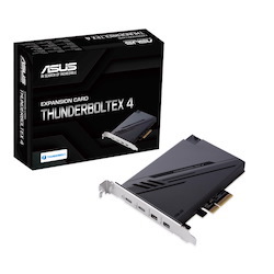Asus Thunderboltex 4 Expansion Card, Dual Thunderbolt, 40 GBPS Bi-Directional, 4xUSB-C, 1xDP, 4xPCIE3.0
