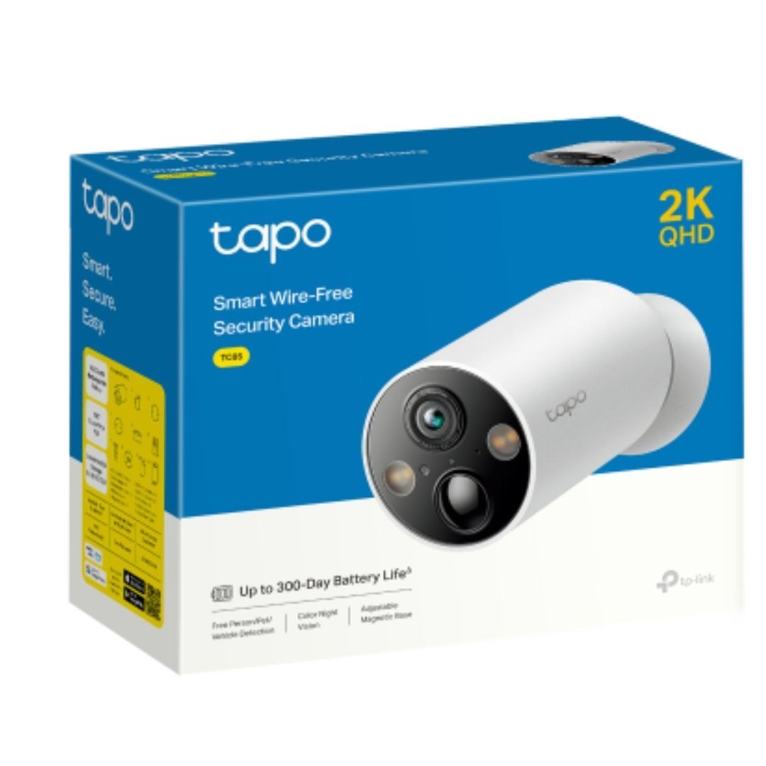 Tp-Link Tapo TC85 Smart Wire-Free Security Camera, 1YR WTY