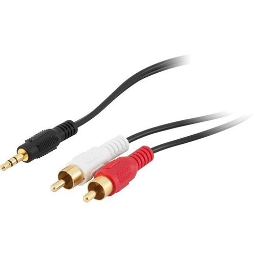 Pro2 20MT Stereo 3.5MM Plug To 2X Rca Lead