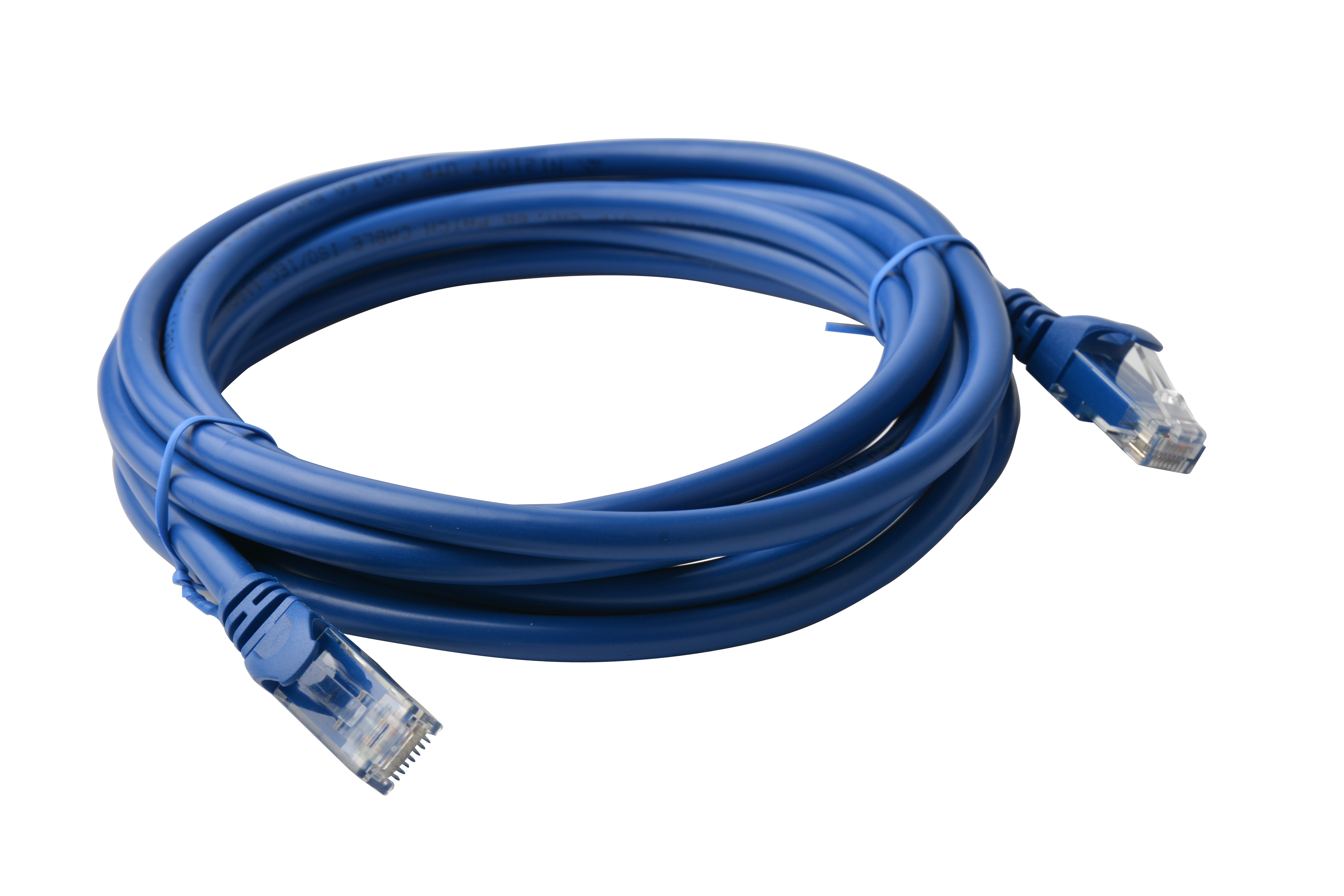 8Ware Cat 6A Utp Ethernet Cable, Snagless&#160; - 5M Blue