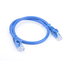 8Ware Cat 6A Utp Ethernet Cable, Snagless 160; - Blue 0.25M