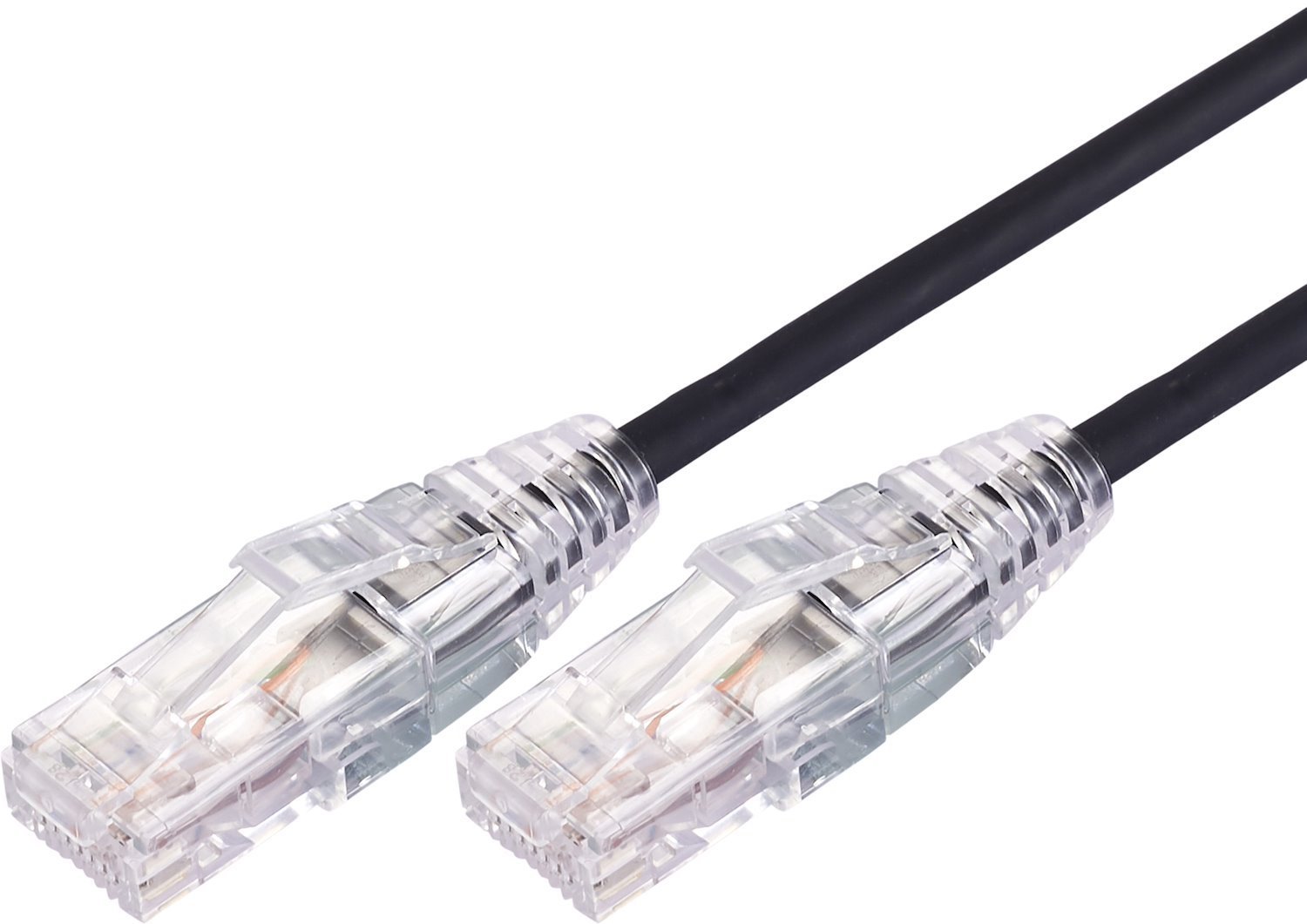 Comsol 30CM RJ45 Cat 6A Ultra Thin Patch Cable - Black