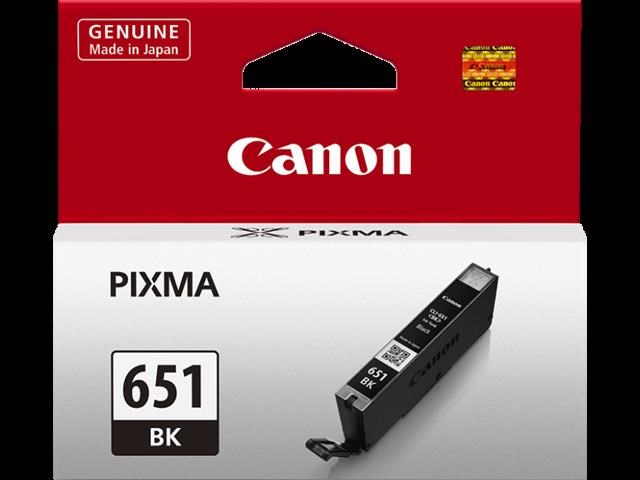 Canon CLI-651BK Original Inkjet Ink Cartridge - Black Pack