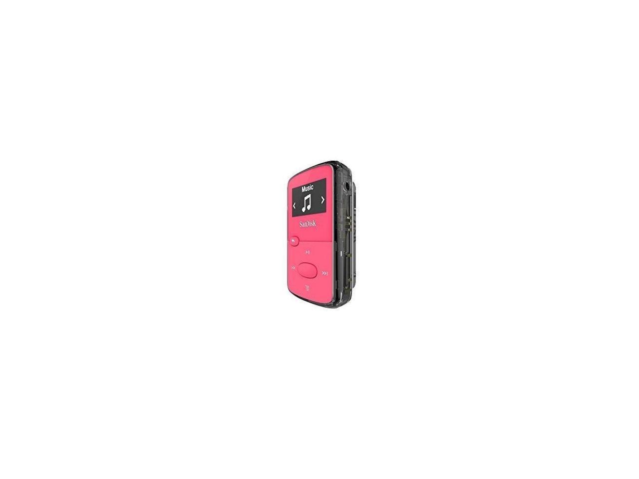 Sandisk Clip Jam Sdmx26-008G-G46p 8 GB Flash MP3 Player - Pink