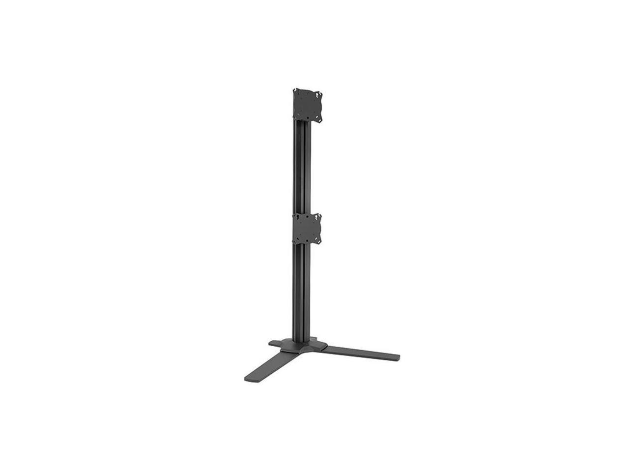 Chief Adjustable Free Standing Mounted Array Dual (1X2) Table Stand Black